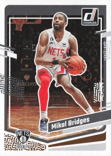#70 Mikal Bridges - Brooklyn Nets - 2023-24 Donruss Basketball
