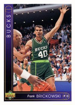 #70 Frank Brickowski - Milwaukee Bucks - 1993-94 Upper Deck Basketball