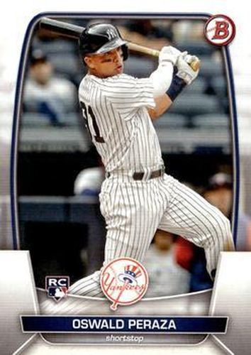 #70 Oswald Peraza - New York Yankees - 2023 Bowman Baseball