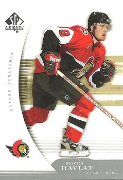 #70 Martin Havlat - Ottawa Senators - 2005-06 SP Authentic Hockey