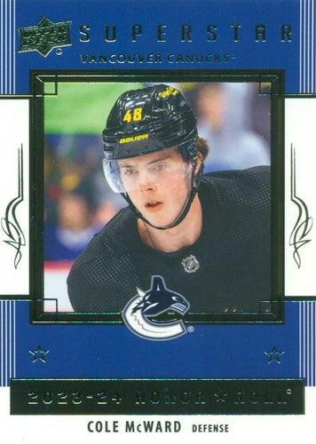 #HR70 Cole McWard - Vancouver Canucks - 2023-24 Upper Deck - Honor Roll Hockey