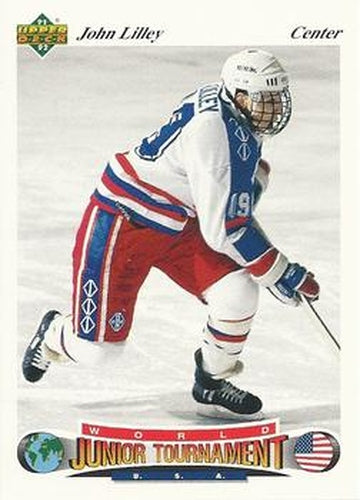 #70 John Lilley - USA - 1991-92 Upper Deck Czech World Juniors Hockey