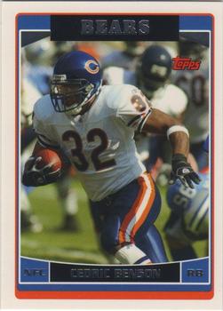 #70 Cedric Benson - Chicago Bears - 2006 Topps Football