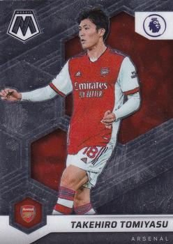 #70 Takehiro Tomiyasu - Arsenal FC - 2021-22 Panini Mosaic Premier League Soccer