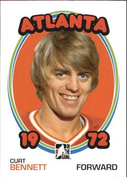 #70 Curt Bennett - Atlanta Flames - 2009-10 In The Game 1972 The Year In Hockey