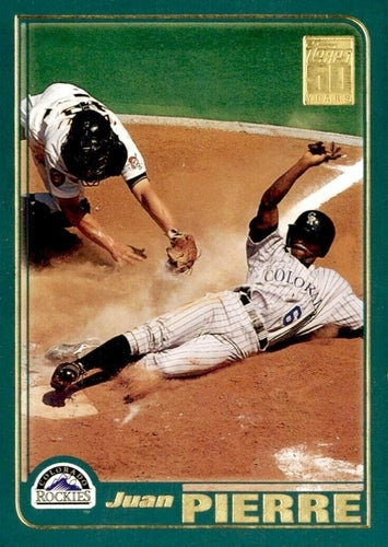 #710 Juan Pierre - Colorado Rockies - 2001 Topps Baseball