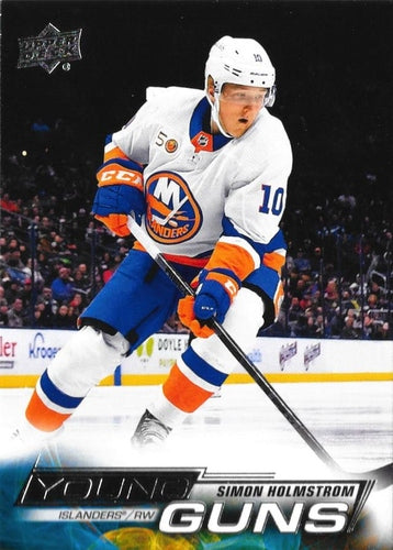 #713 Simon Holmstrom - New York Islanders - 2022-23 Upper Deck Hockey