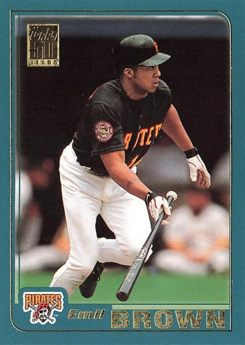 #715 Emil Brown - Pittsburgh Pirates - 2001 Topps Baseball