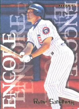 #716 Ryne Sandberg - Chicago Cubs - 1997 Fleer Baseball