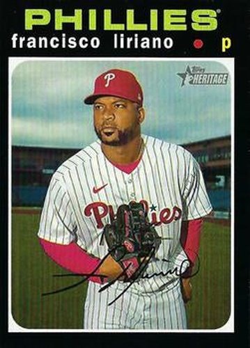 #719 Francisco Liriano - Philadelphia Phillies - 2020 Topps Heritage Baseball
