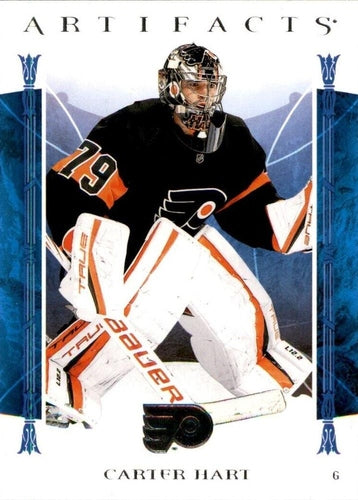 #71 Carter Hart - Philadelphia Flyers - 2022-23 Upper Deck Artifacts Hockey