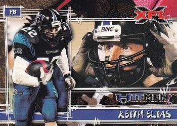 #71 Keith Elias - New York-New Jersey Hitmen - 2001 Topps XFL Football