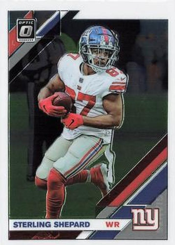 #71 Sterling Shepard - New York Giants - 2019 Donruss Optic Football