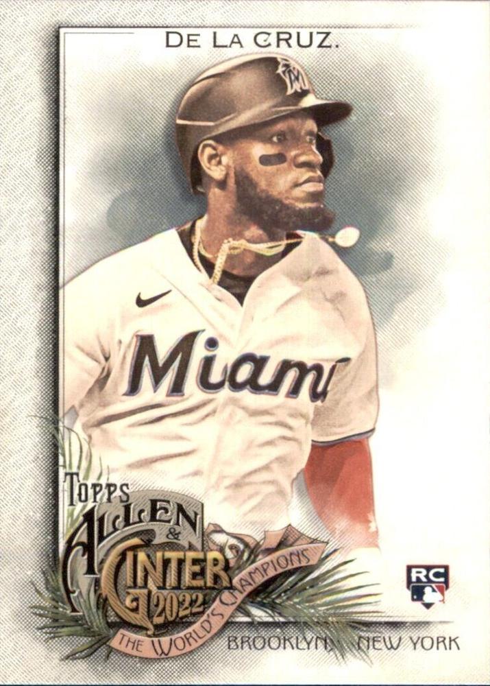 #71 Bryan De La Cruz - Miami Marlins - 2022 Topps Allen & Ginter Baseball