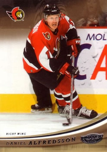 #71 Daniel Alfredsson - Ottawa Senators - 2006-07 Upper Deck Power Play Hockey