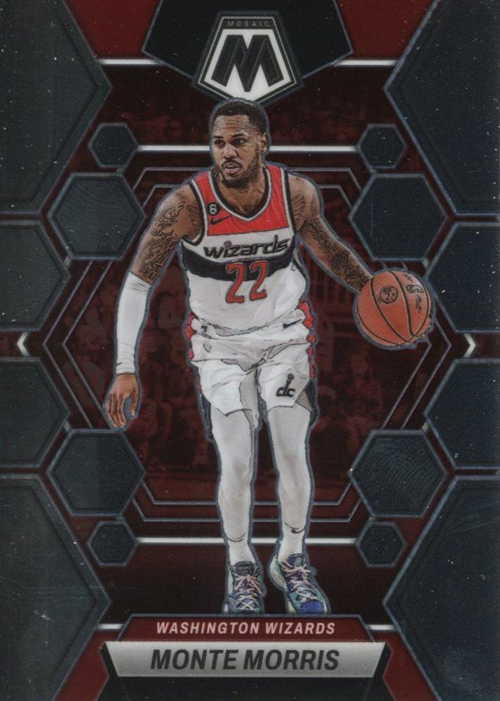 #71 Monte Morris - Washington Wizards - 2022-23 Panini Mosaic Basketball