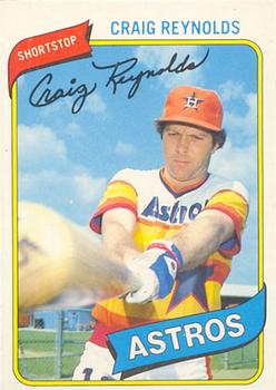 #71 Craig Reynolds - Houston Astros - 1980 O-Pee-Chee Baseball