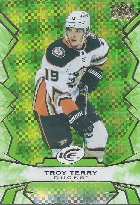 #71 Troy Terry - Anaheim Ducks - 2022-23 Upper Deck Ice - Green Hockey