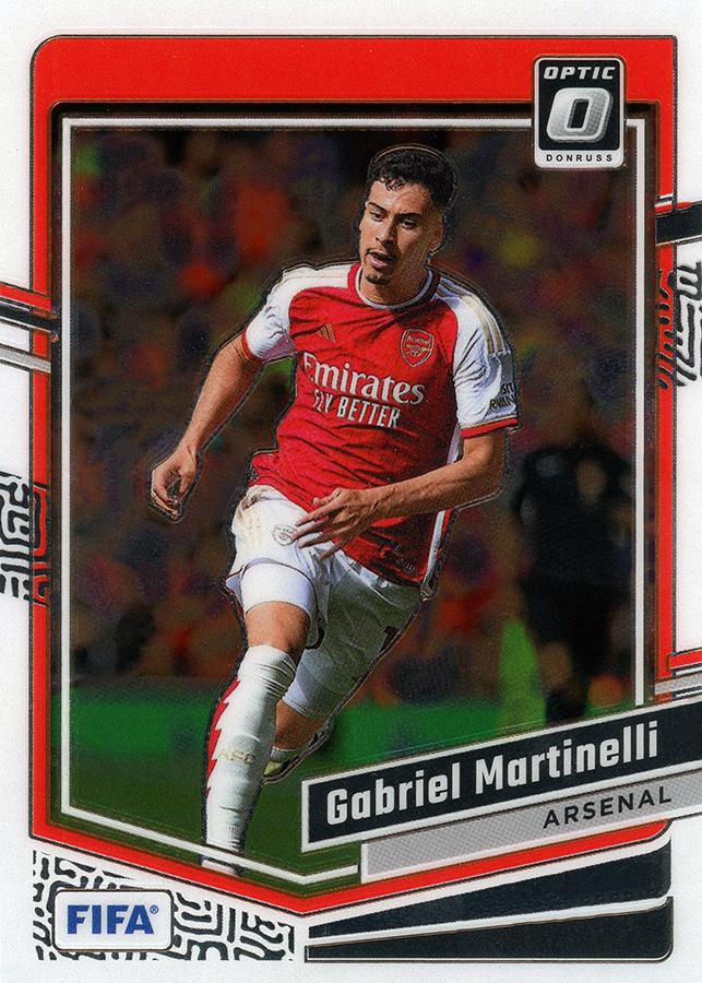 #71 Gabriel Martinelli - Arsenal FC - 2023-24 Donruss - Optic Soccer