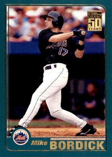 #71 Mike Bordick - New York Mets - 2001 Topps Baseball