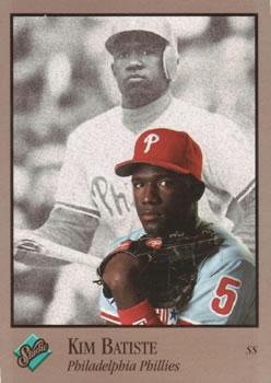 #71 Kim Batiste - Philadelphia Phillies - 1992 Studio Baseball