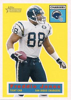 #71 Freddie Jones - San Diego Chargers - 2001 Topps Heritage Football