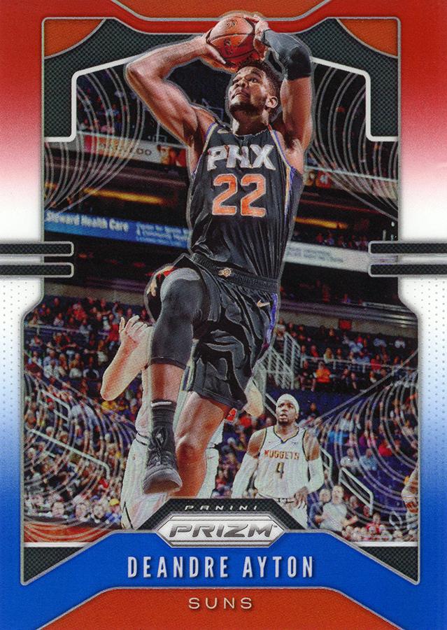 #71 Deandre Ayton - Phoenix Suns - 2019-20 Panini Prizm - Prizms Red White and Blue Basketball
