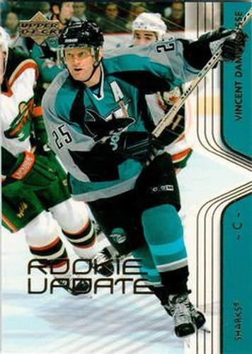 #71 Vincent Damphousse - San Jose Sharks - 2003-04 Upper Deck Rookie Update Hockey