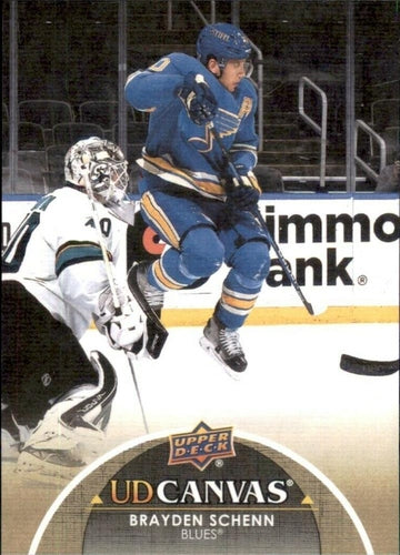 #C71 Brayden Schenn - St. Louis Blues - 2021-22 Upper Deck - UD Canvas Hockey