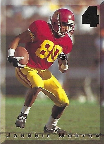 #71 Johnnie Morton - USC Trojans / Detroit Lions - 1994 Classic Four Sport