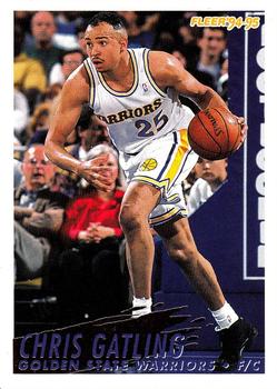 #71 Chris Gatling - Golden State Warriors - 1994-95 Fleer Basketball