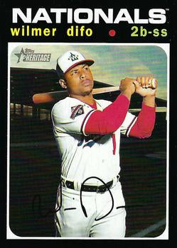 #720 Wilmer Difo - Washington Nationals - 2020 Topps Heritage Baseball