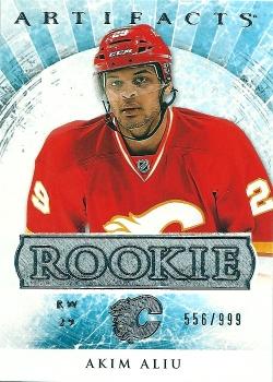 #159 Akim Aliu - Calgary Flames - 2012-13 Upper Deck Artifacts Hockey