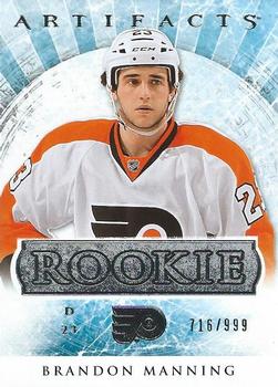 #189 Brandon Manning - Philadelphia Flyers - 2012-13 Upper Deck Artifacts Hockey