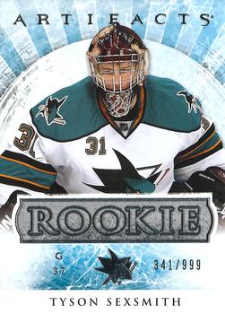 #192 Tyson Sexsmith - San Jose Sharks - 2012-13 Upper Deck Artifacts Hockey