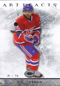 #69 P.K. Subban - Montreal Canadiens - 2012-13 Upper Deck Artifacts Hockey