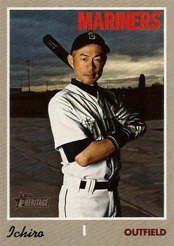 #725d Ichiro - Seattle Mariners - 2019 Topps Heritage Baseball