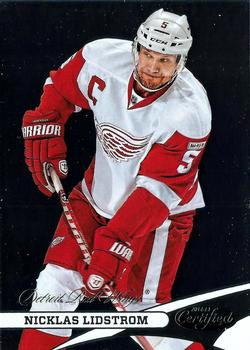 #5 Nicklas Lidstrom - Detroit Red Wings - 2012-13 Panini Certified Hockey