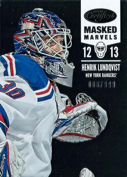 #101 Henrik Lundqvist - New York Rangers - 2012-13 Panini Certified Hockey
