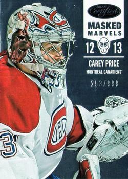 #112 Carey Price - Montreal Canadiens - 2012-13 Panini Certified Hockey