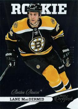 #147 Lane MacDermid - Boston Bruins - 2012-13 Panini Certified Hockey