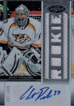 #182 Chet Pickard - Nashville Predators - 2012-13 Panini Certified Hockey