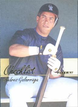 #729 Andres Galarraga - Colorado Rockies - 1997 Fleer Baseball