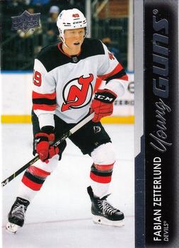 #729 Fabian Zetterlund - New Jersey Devils - 2021-22 Upper Deck Hockey
