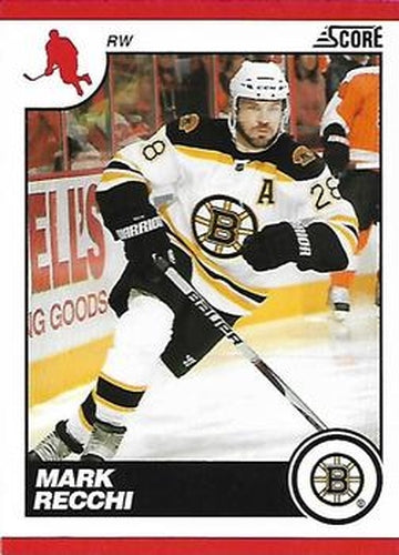 #72 Mark Recchi - Boston Bruins - 2010-11 Score Hockey