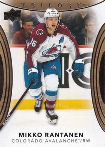 #72 Mikko Rantanen - Colorado Avalanche - 2022-23 Upper Deck Trilogy Hockey