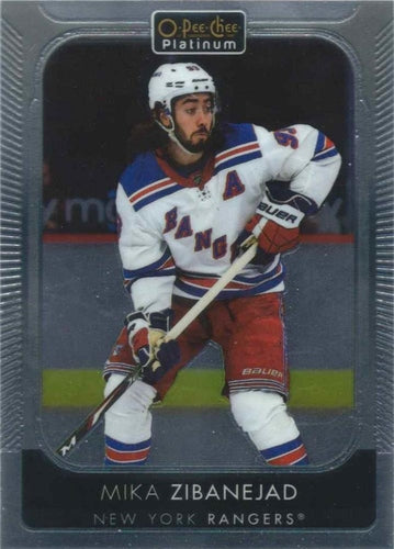 #72 Mika Zibanejad - New York Rangers - 2021-22 O-Pee-Chee Platinum Hockey