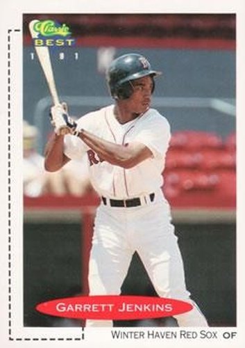 #72 Garrett Jenkins - Winter Haven Red Sox - 1991 Classic Best Baseball