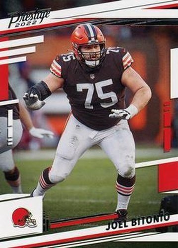 #72 Joel Bitonio - Cleveland Browns - 2022 Panini Prestige Football