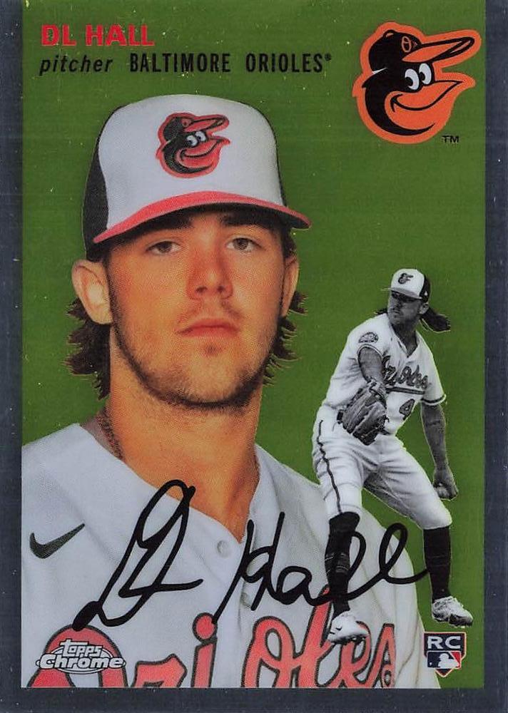 #72 DL Hall - Baltimore Orioles - 2023 Topps Chrome Platinum Anniversary Baseball